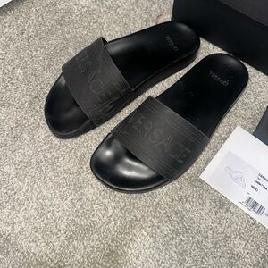 Versace Black Men's Sandals
